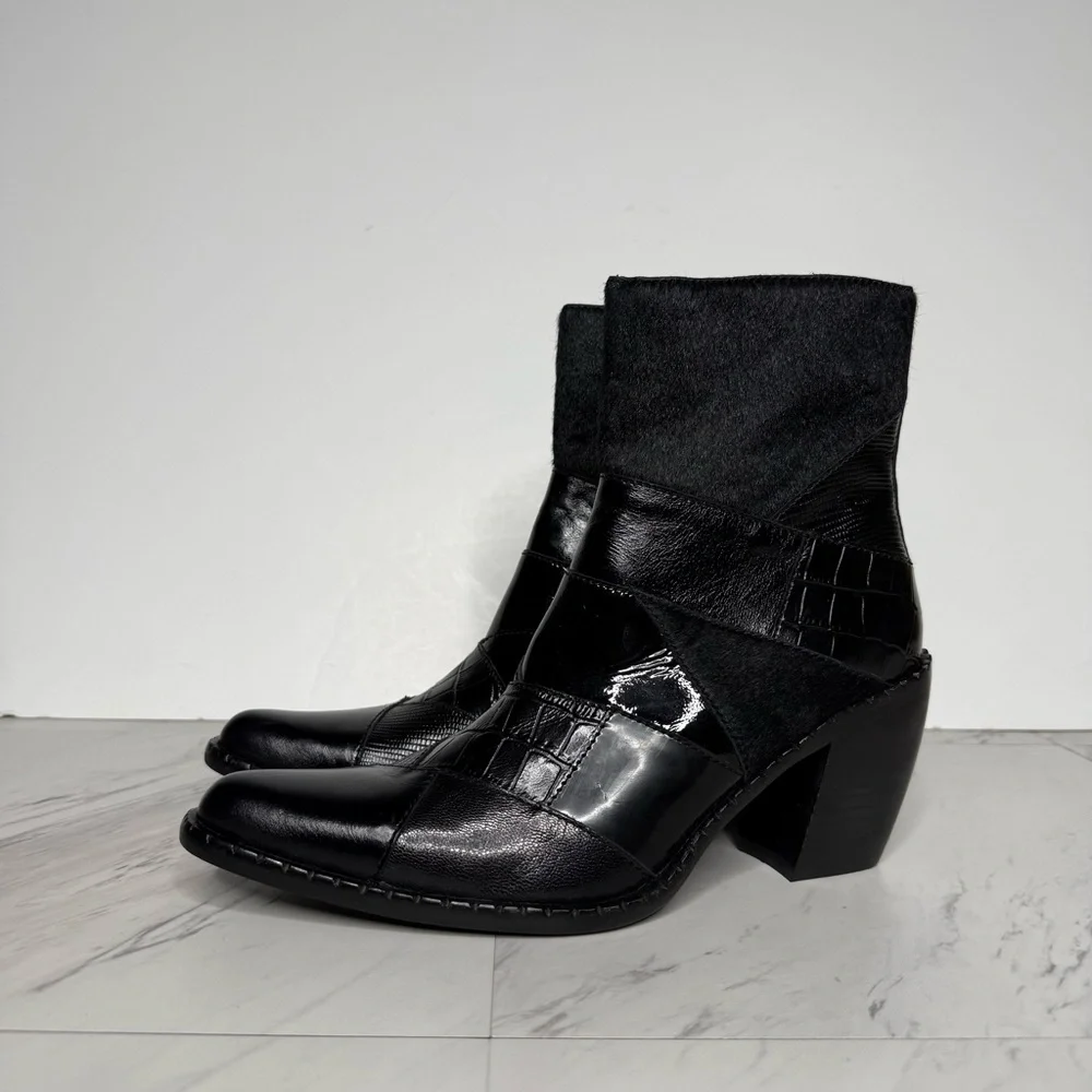 Jeffrey Campbell Caballeros Black Western Boot 6
